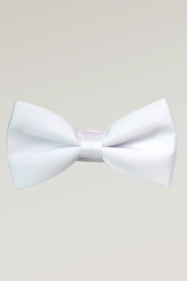 Weiße Vorgebundene Fliege