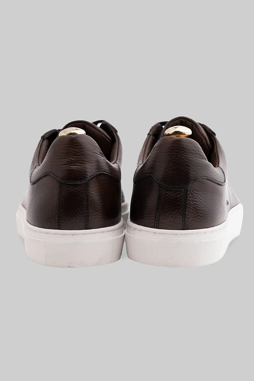 Brauner Sneaker aus Hirschleder