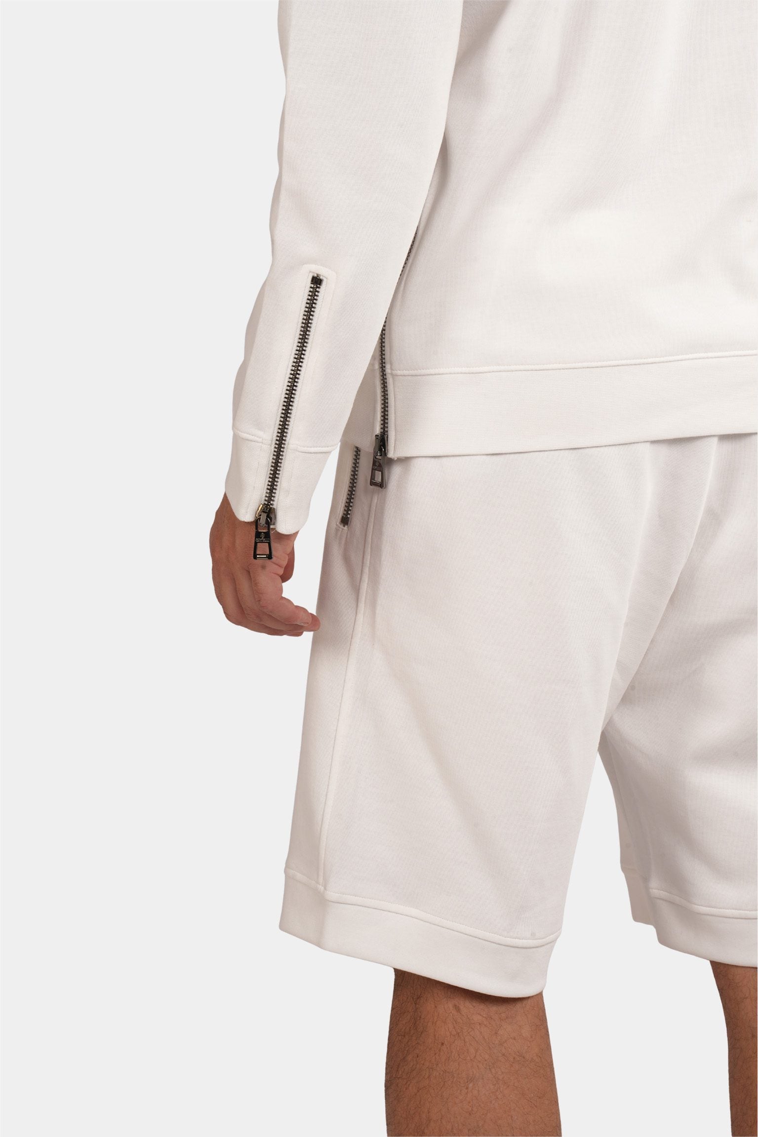 White tracksuit made of cotton blend
