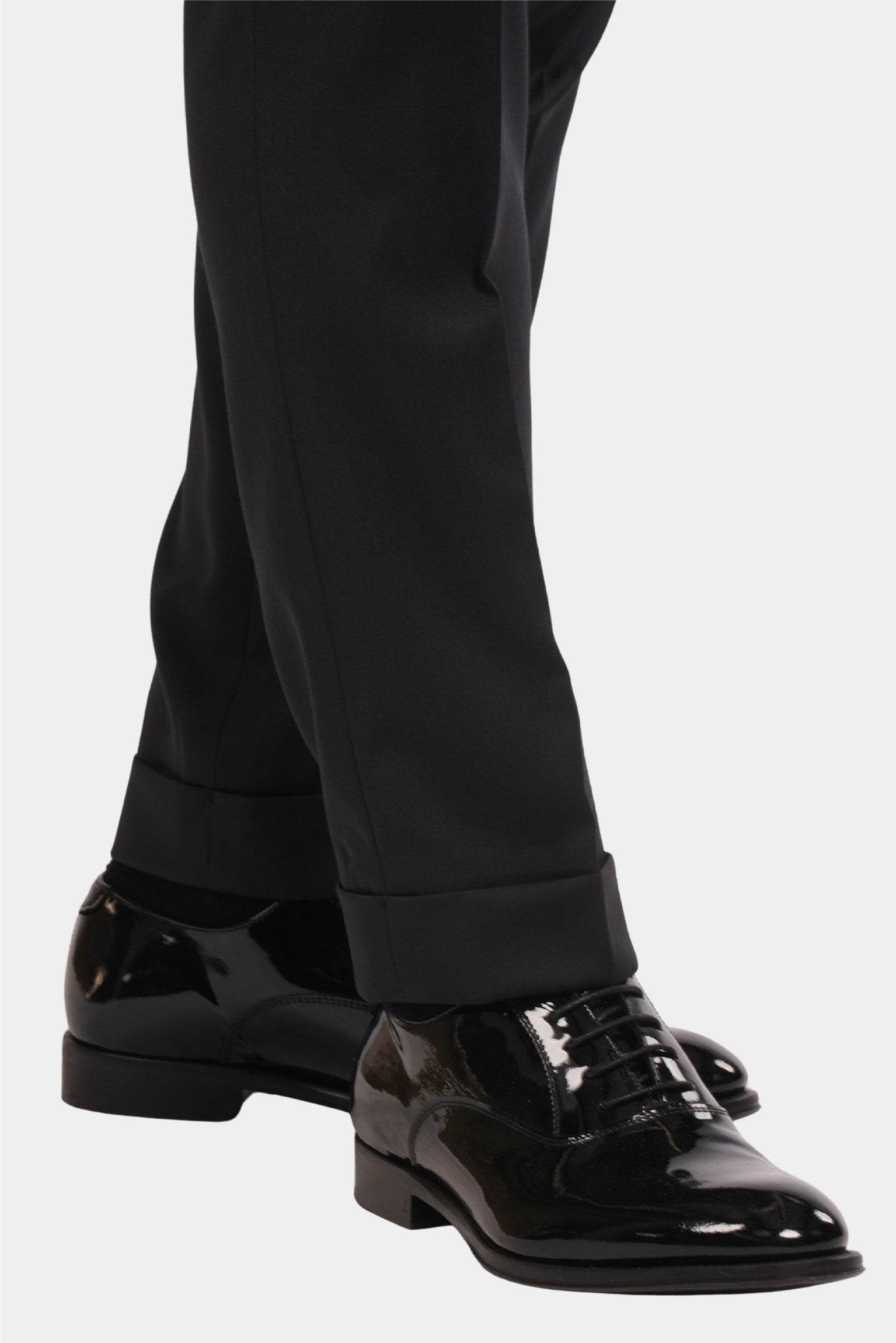 Dunkelblauer Slim Fit Einreiher Smoking-Anzug