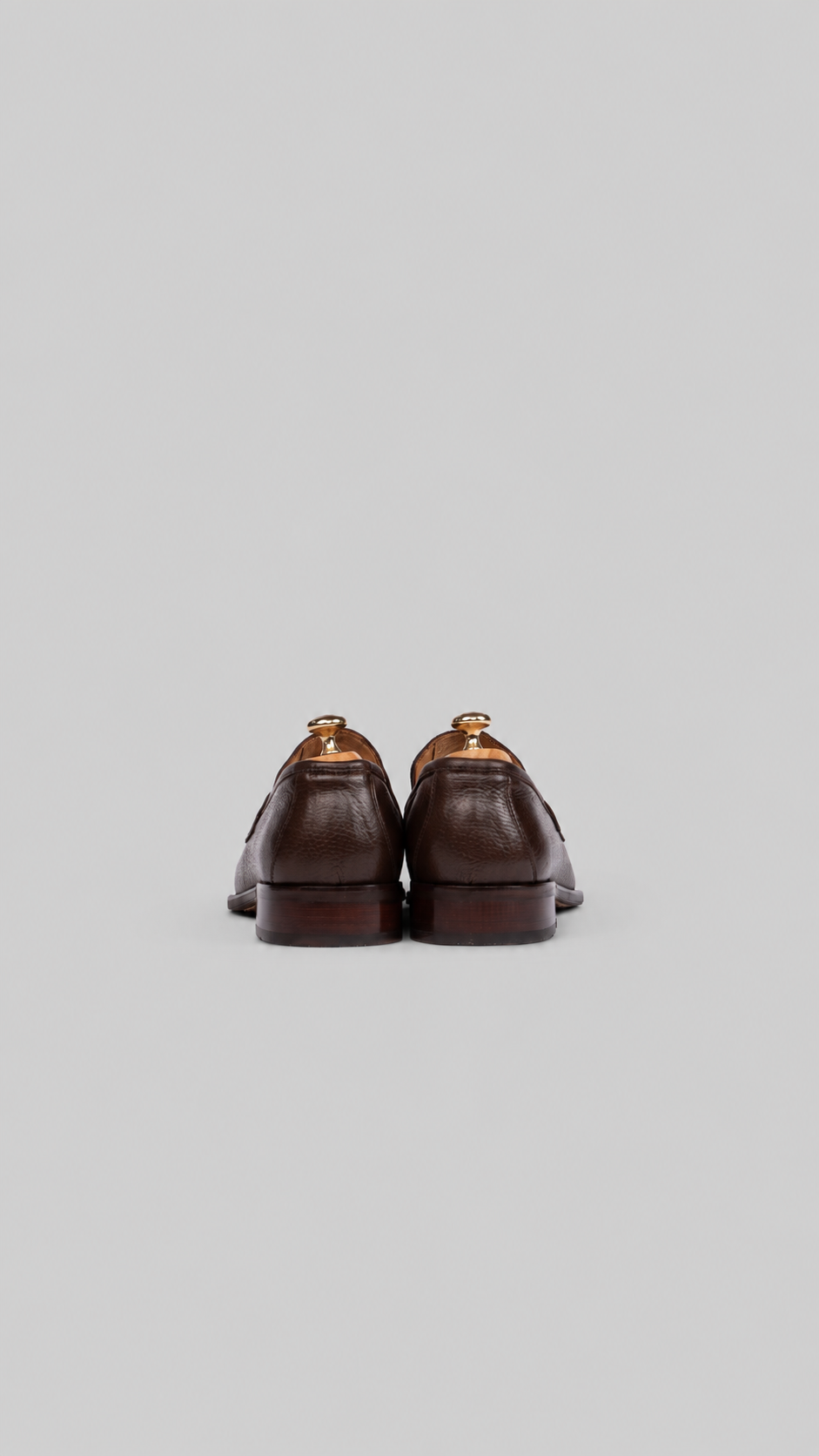 Brauner Horsebit-Loafer aus Kalbsleder