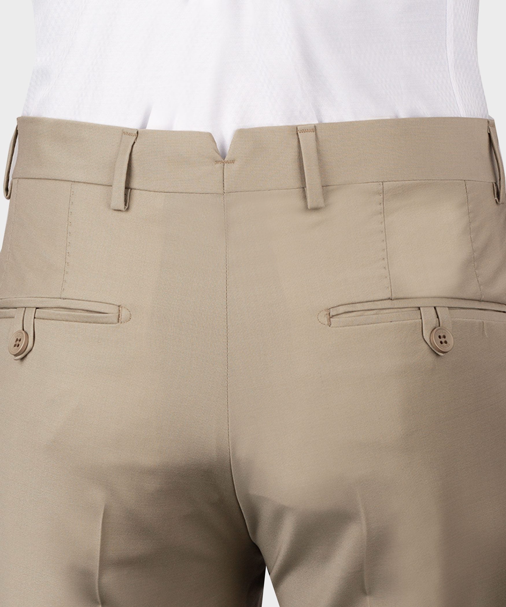 Beige Modern Fit Einreihiger Handarbeit