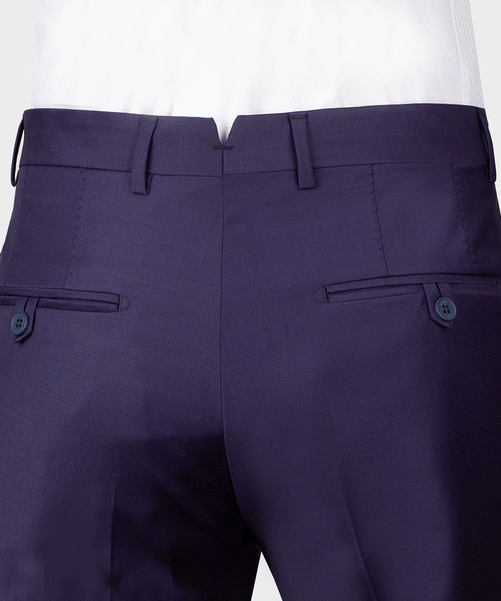 Violet Modern Fit Single-breasted Handmade