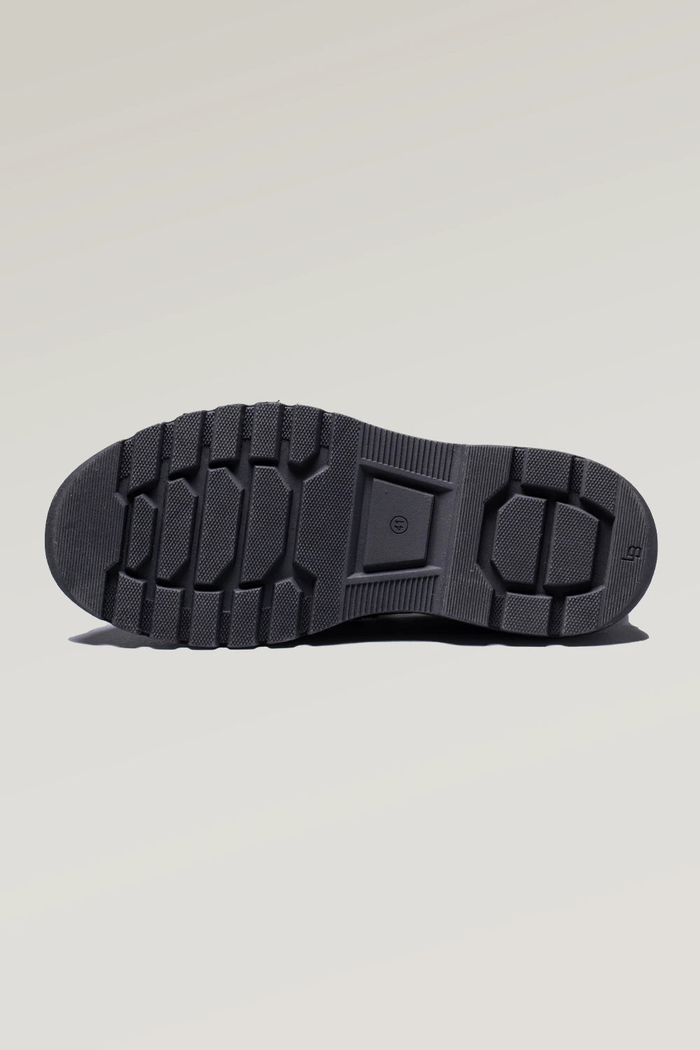 Schwarzer Büffelleder Penny Loafer-Schuh