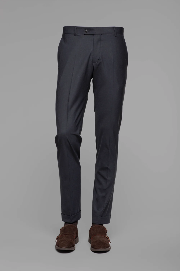Dunkelblaue Slim Fit Giotelli