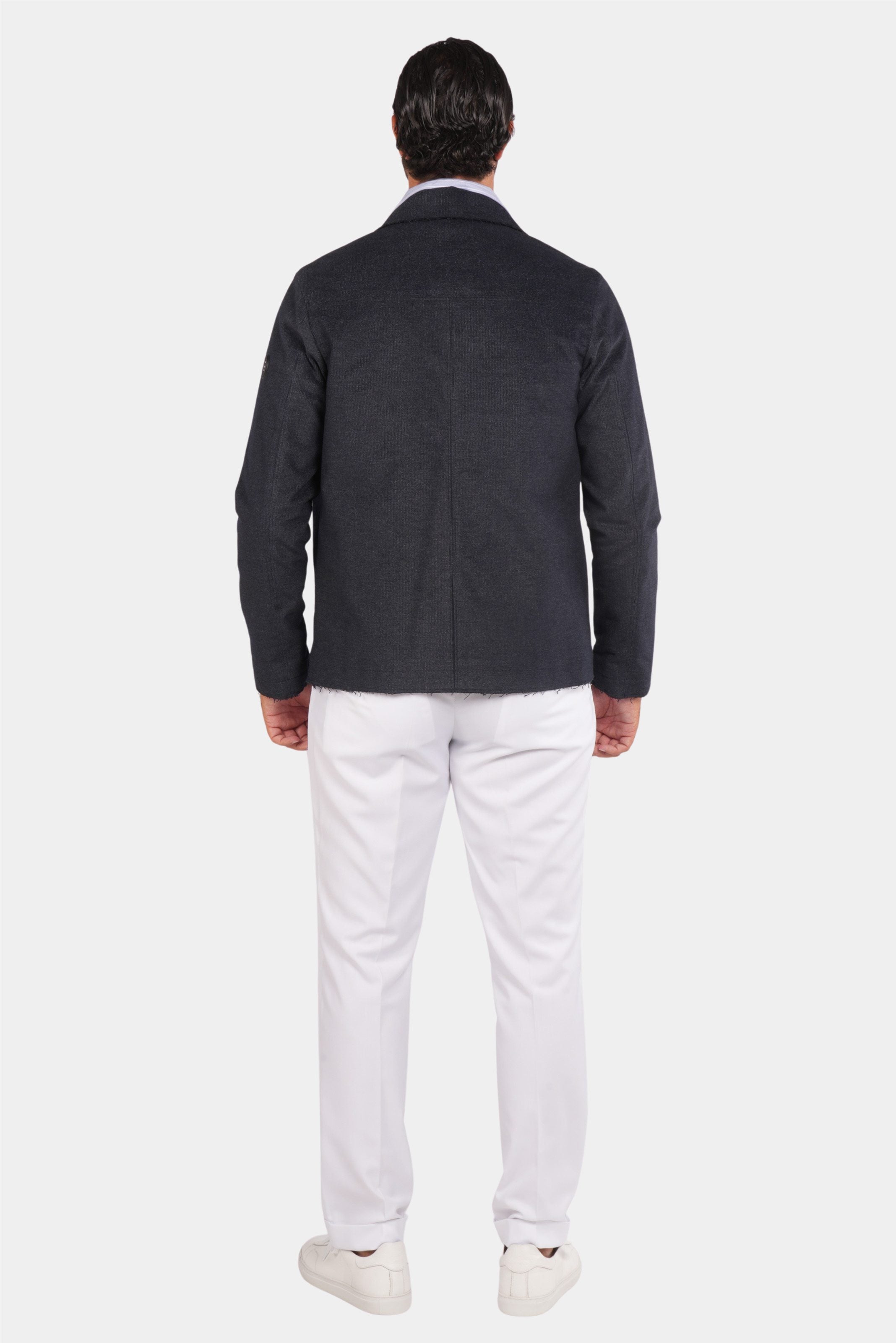 Marineblaue italienische Jacke
