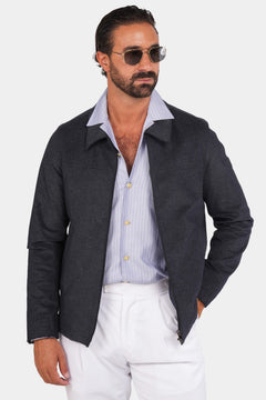 Marineblaue italienische Jacke