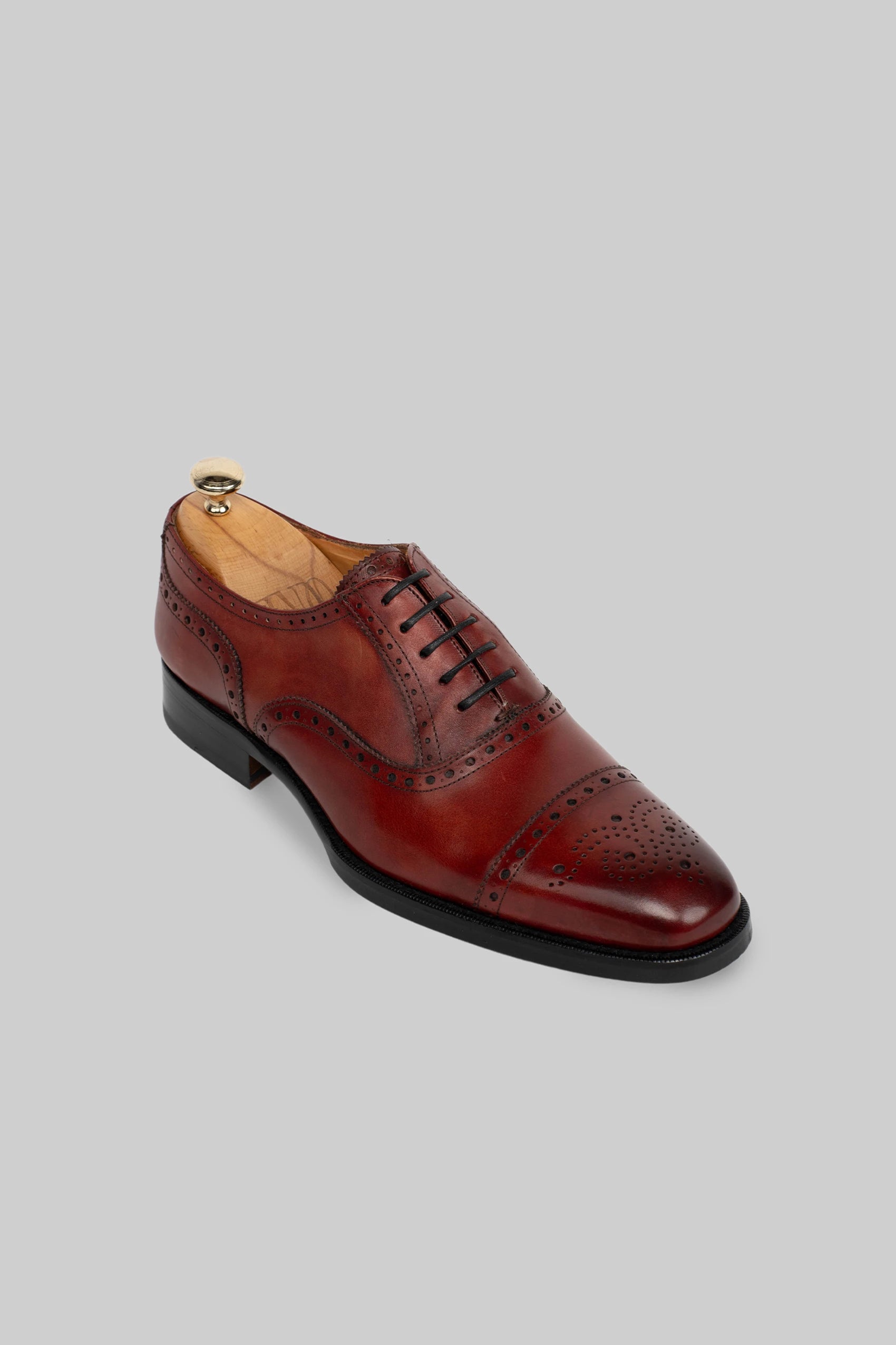 Bordeaux leather Oxford