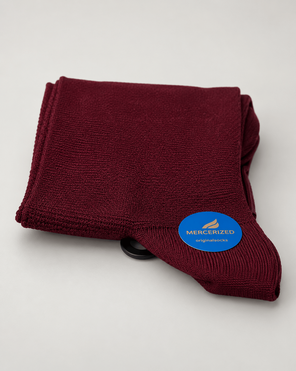 Burgundy cotton socks