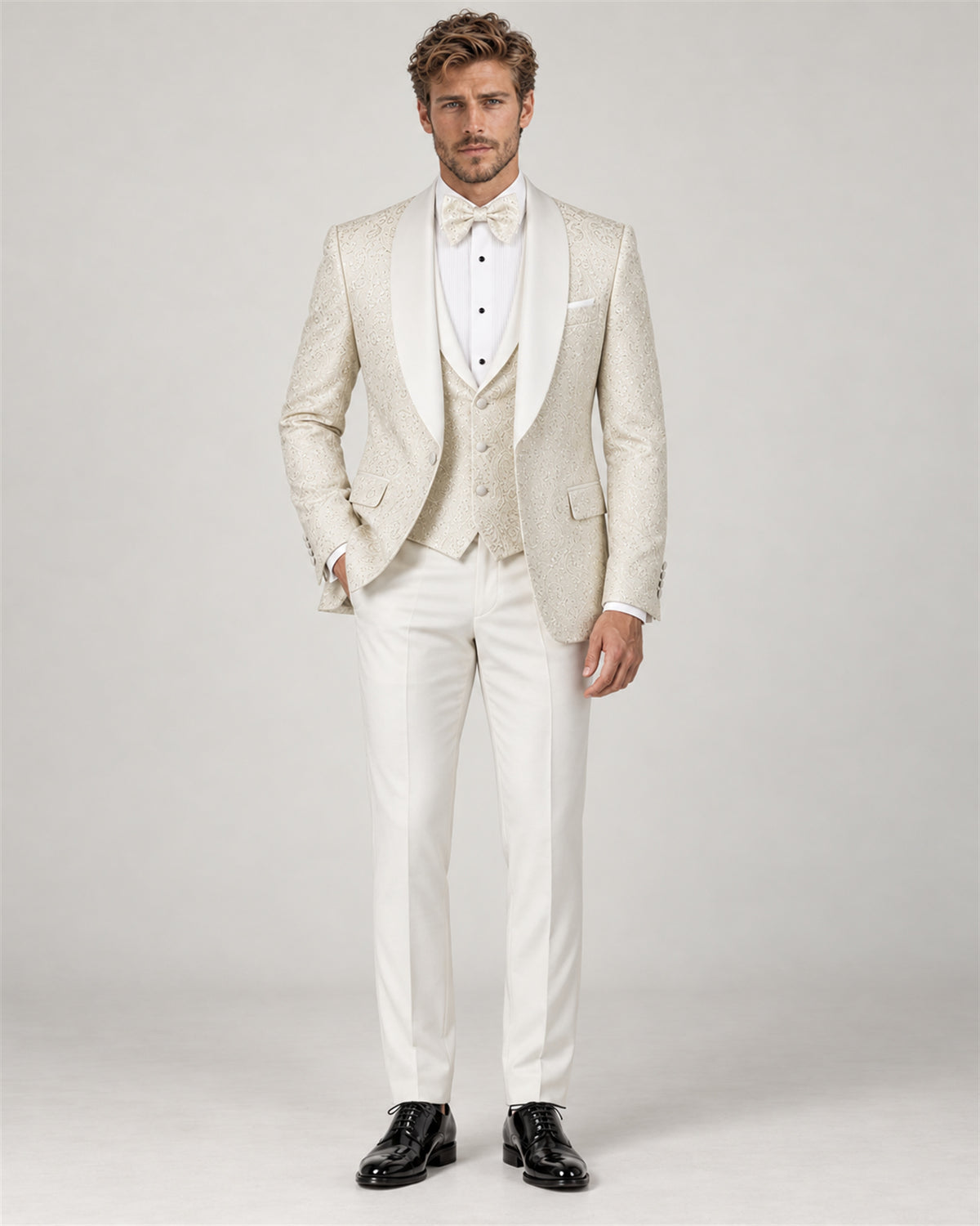 Champagner Smoking Herren – Luxus für Hochzeit Gala