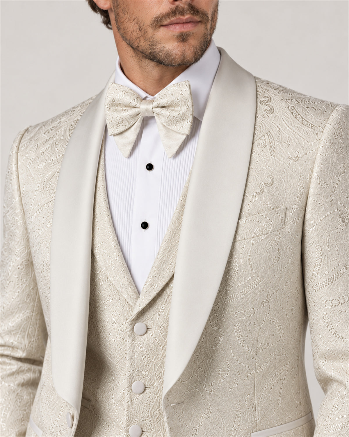 Champagner Smoking Herren – Luxus für Hochzeit Gala
