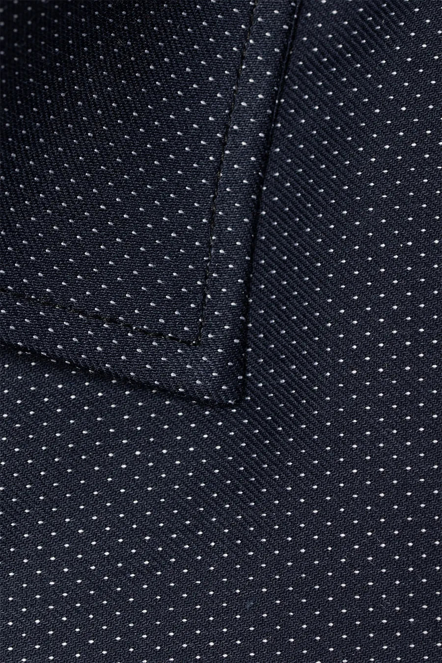 Dunkelblaues Slim Fit Baumwollhemd