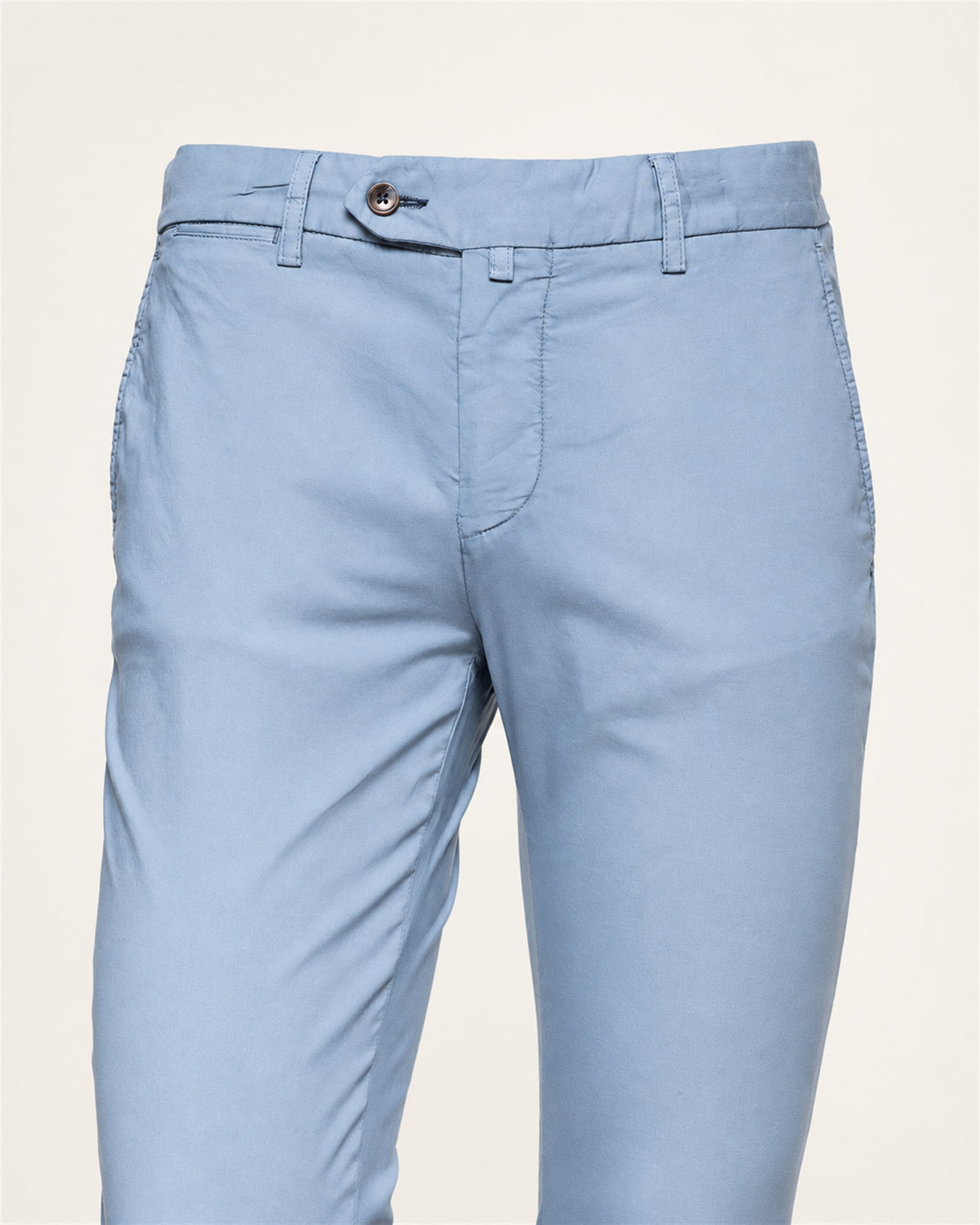 Hellblaue Slim Fit Chinos