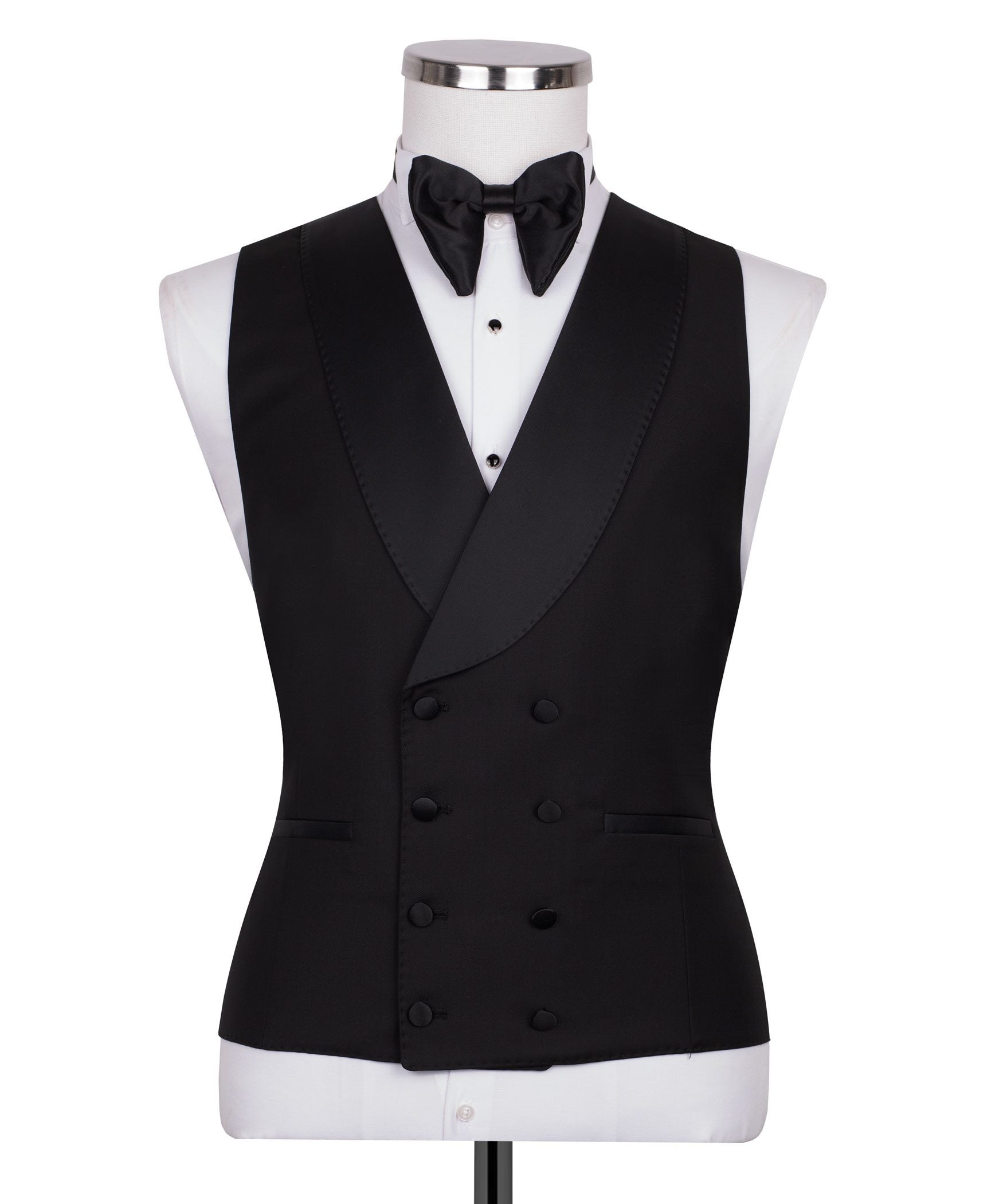 Schwarzer Slim Fit Einreiher Smokinganzug