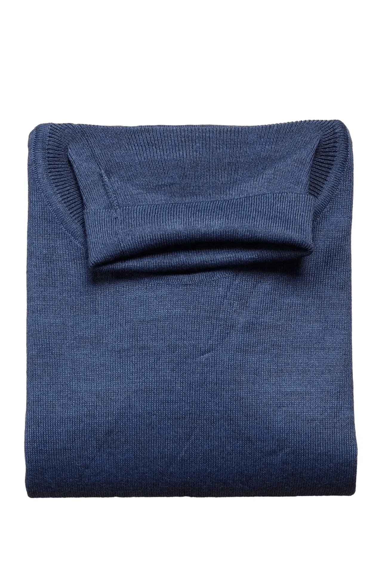 Rollkragenpullover Blau