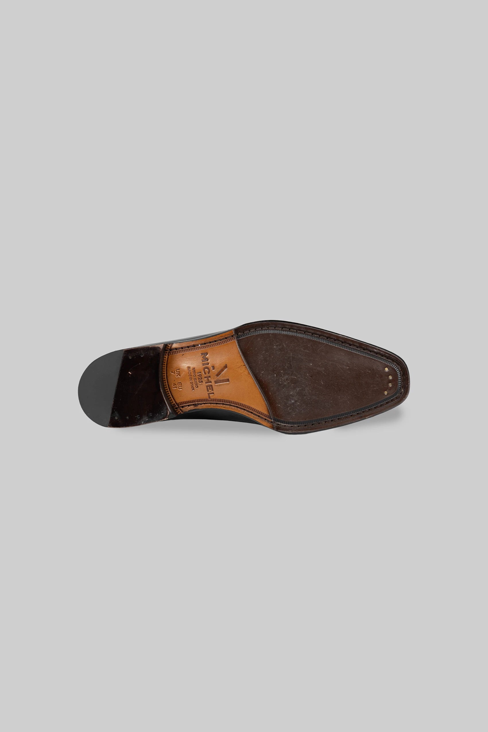 Schwarzer Leder Oxford