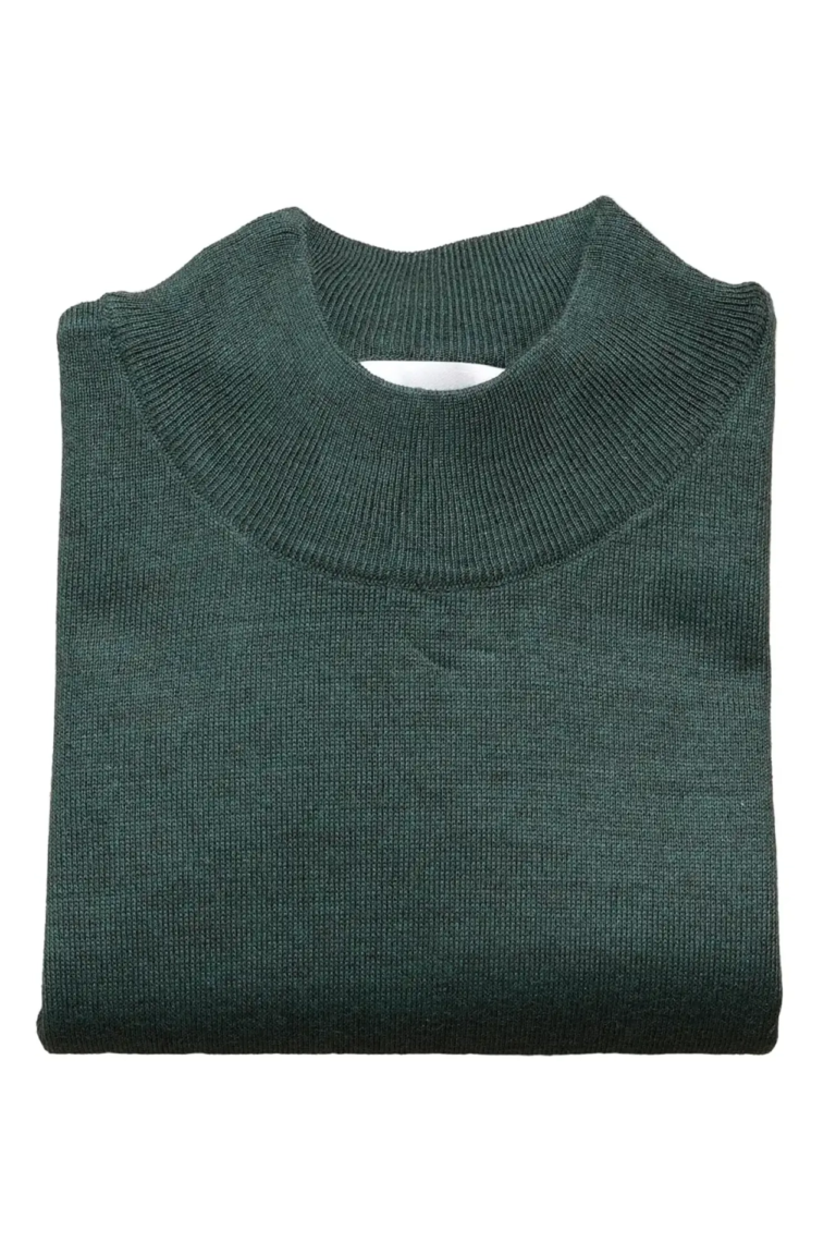 Stehkragenpullover Grün