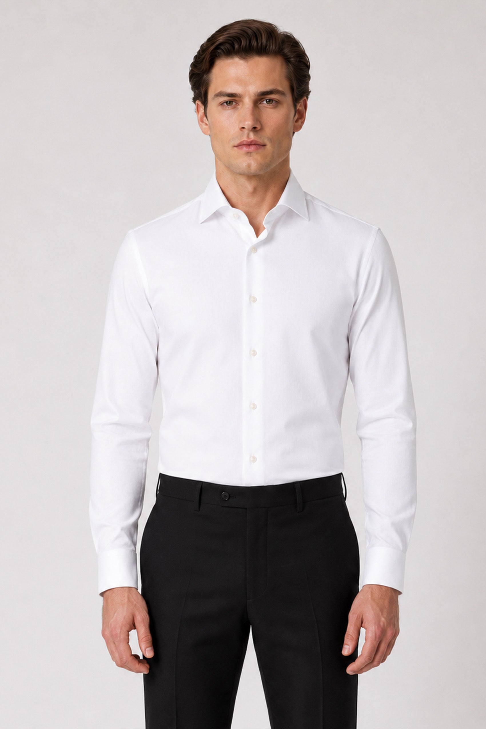 Weißes Slim Fit Hemd