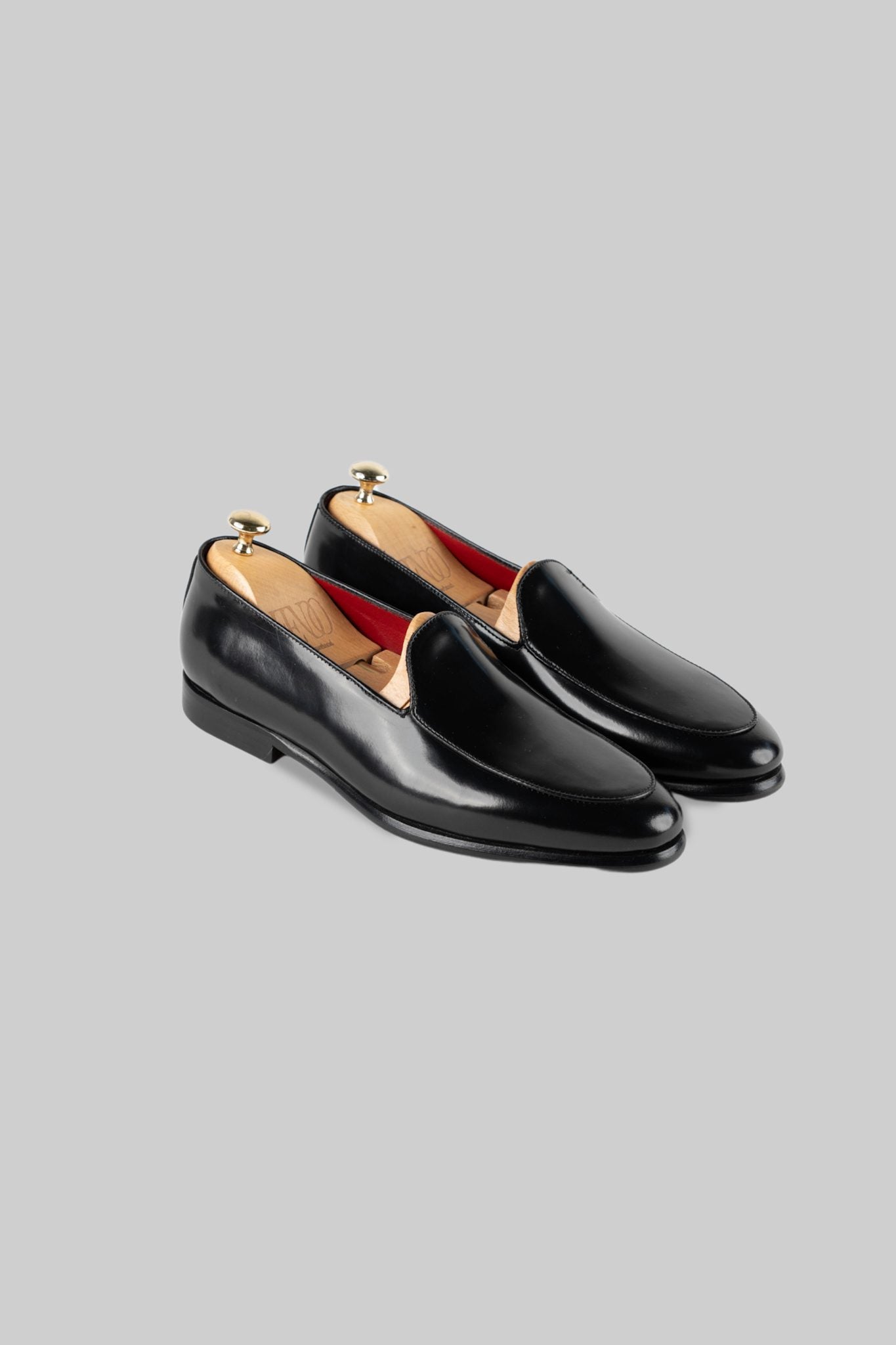 Schwarzer Leder Loafer