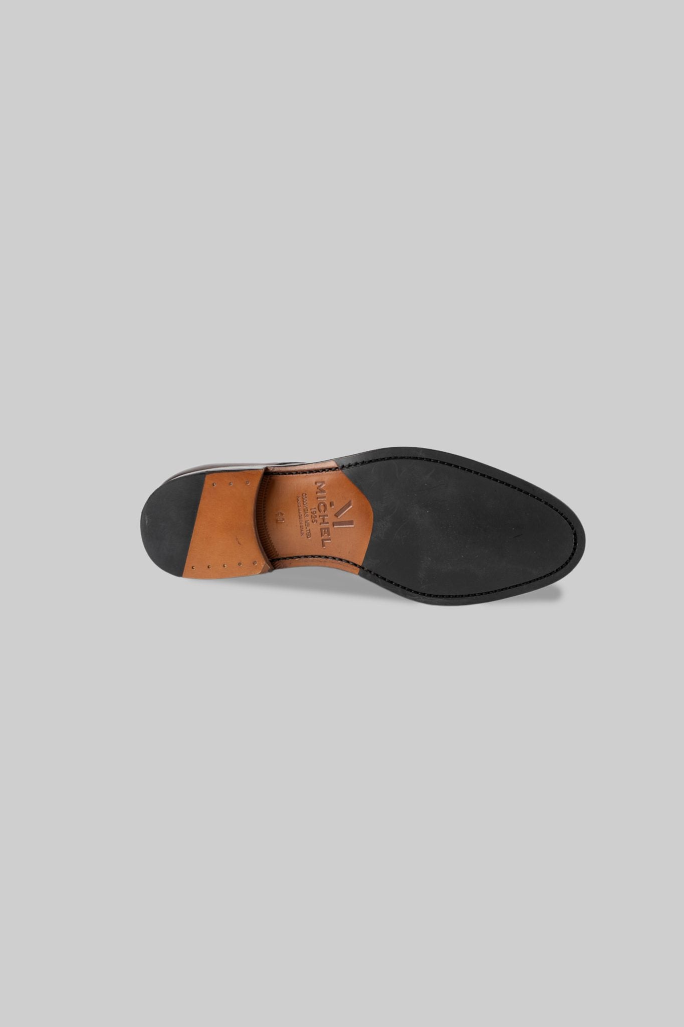 Bordeaux Leder Quasten-Loafer