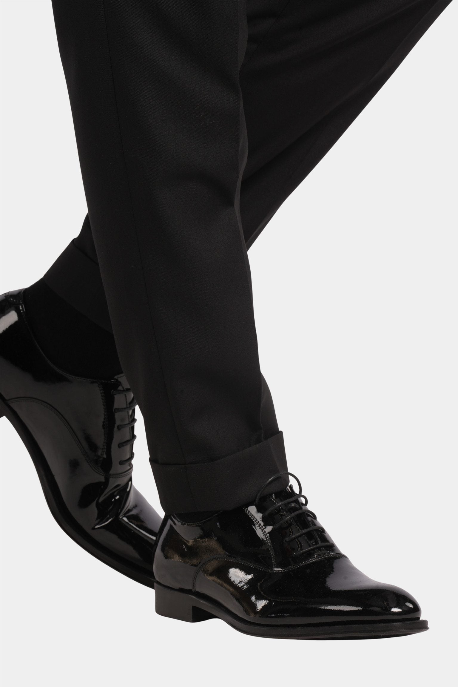 Schwarzer Slim Fit Einreiher Smokinganzug