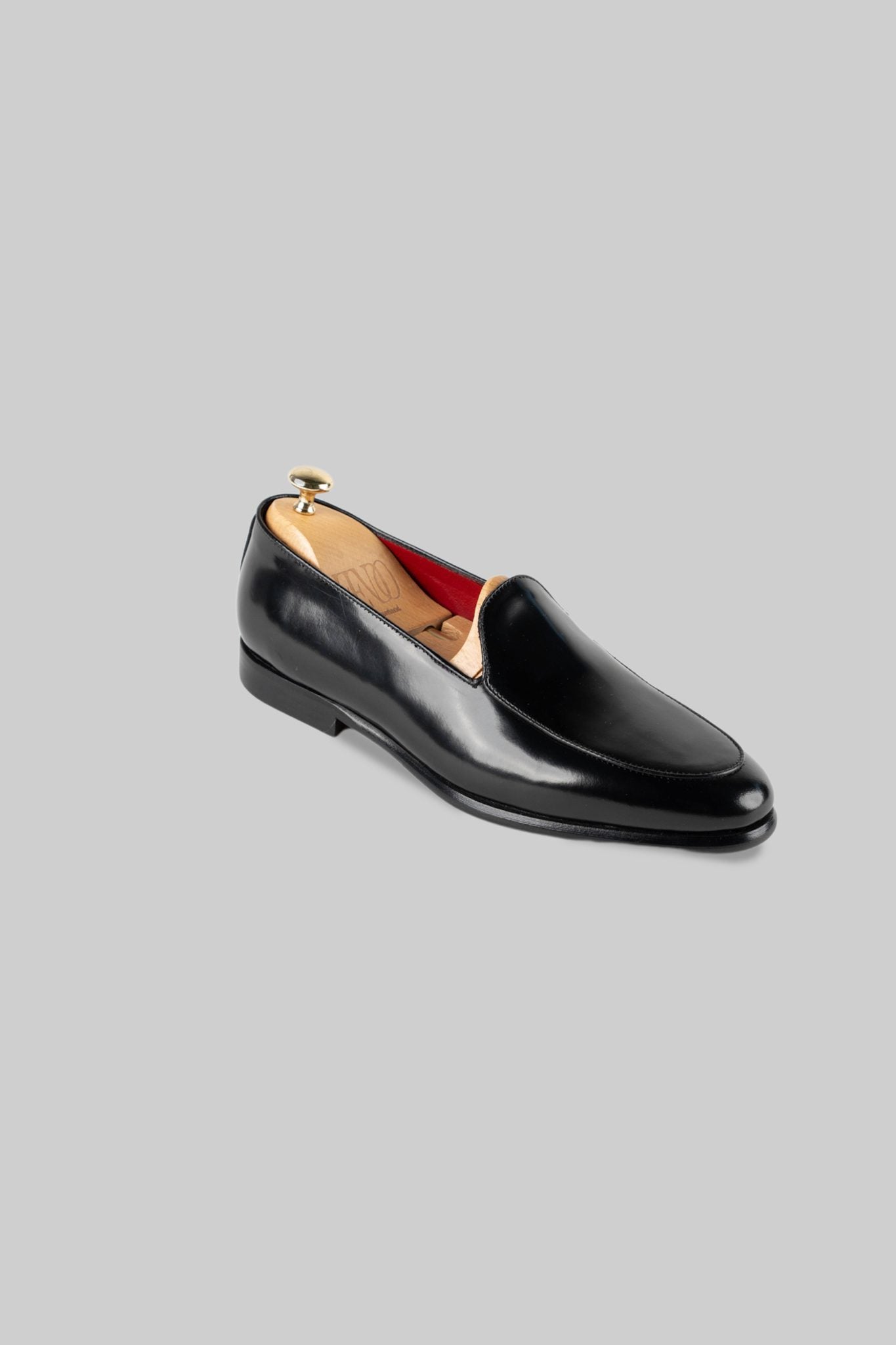 Schwarzer Leder Loafer