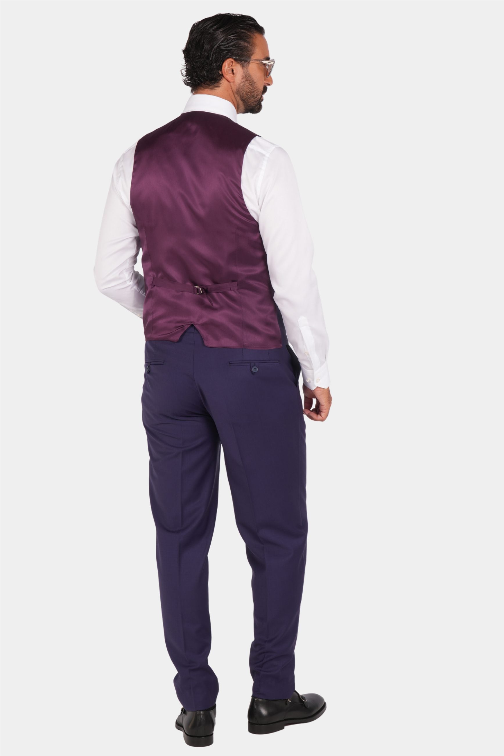 Violet Modern Fit Single-breasted Handmade
