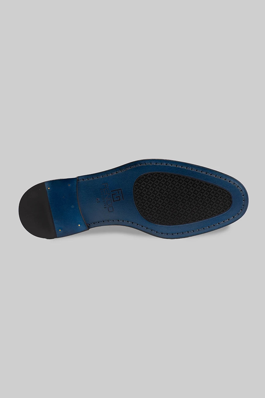 Schwarzer Horsebit-Loafer aus Coroco-Leder