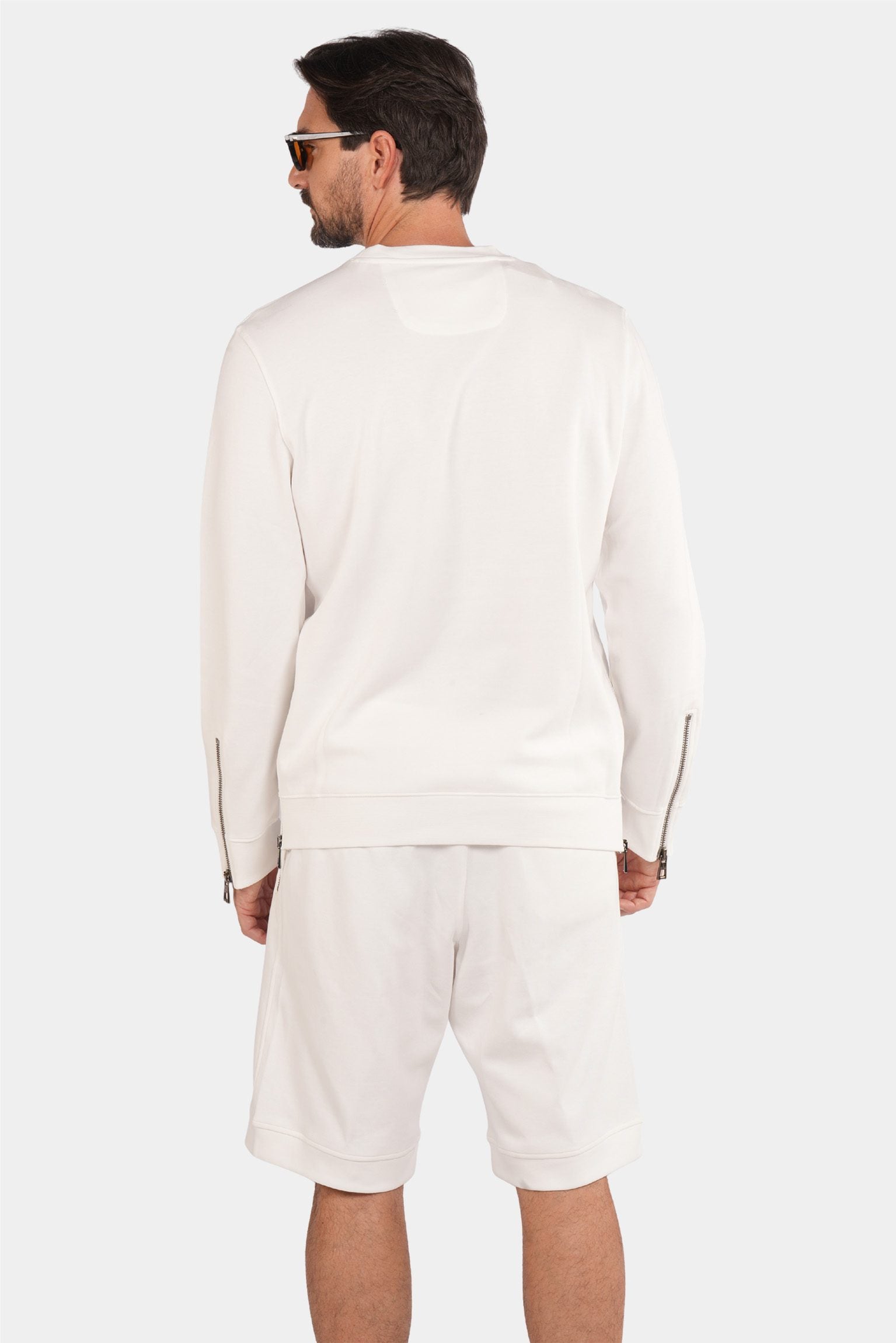 White tracksuit made of cotton blend
