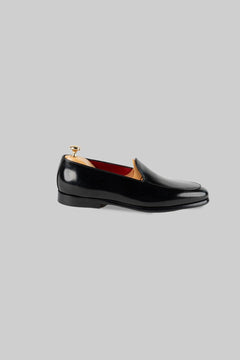 Schwarzer Leder Loafer