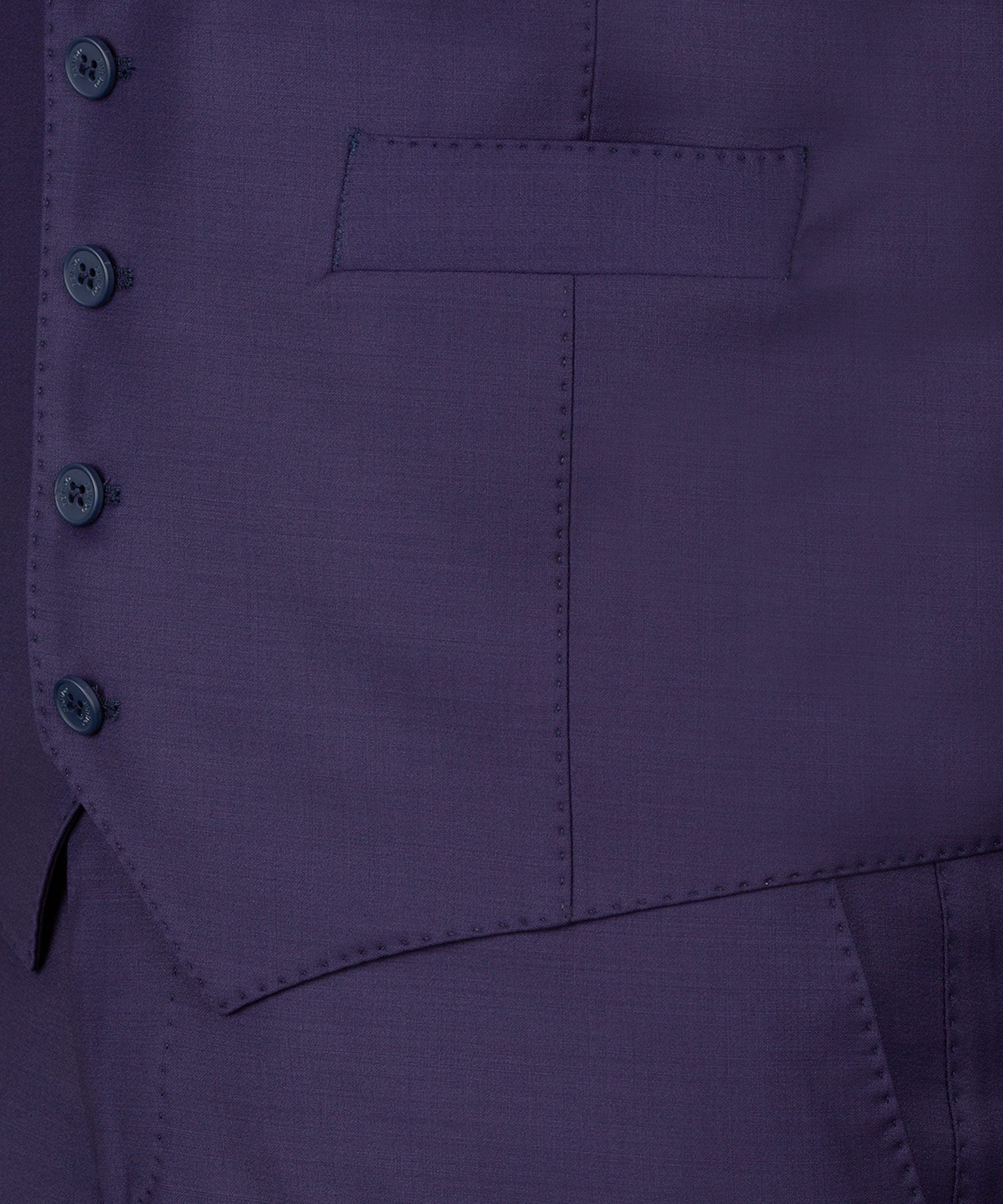 Violet Modern Fit Single-breasted Handmade