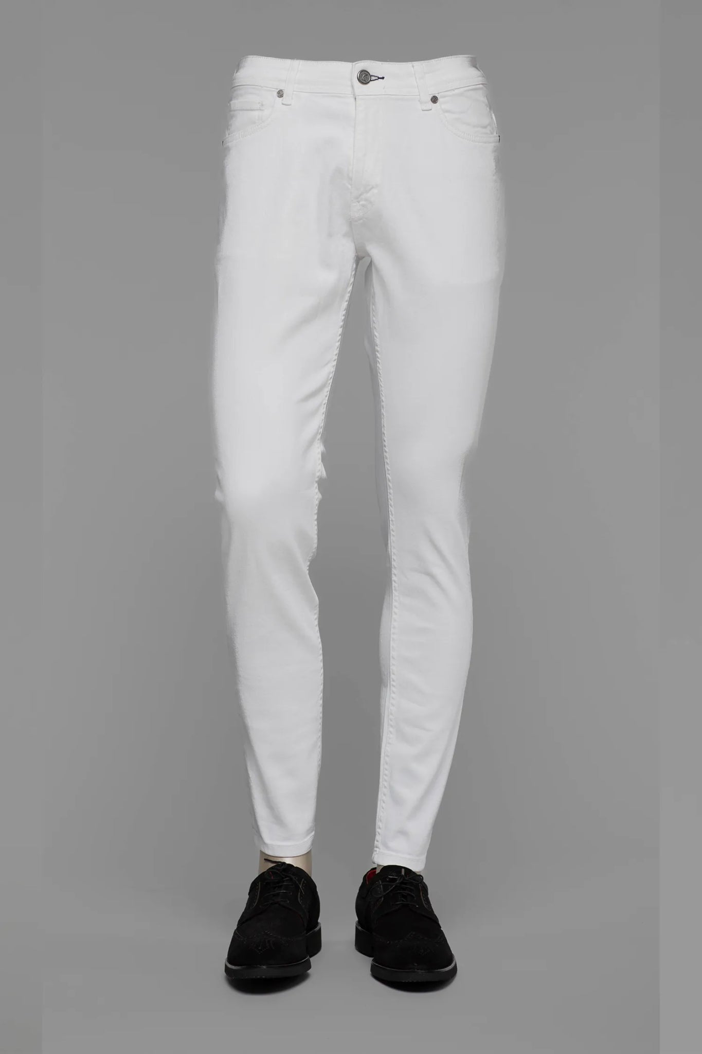 White slim fit jeans