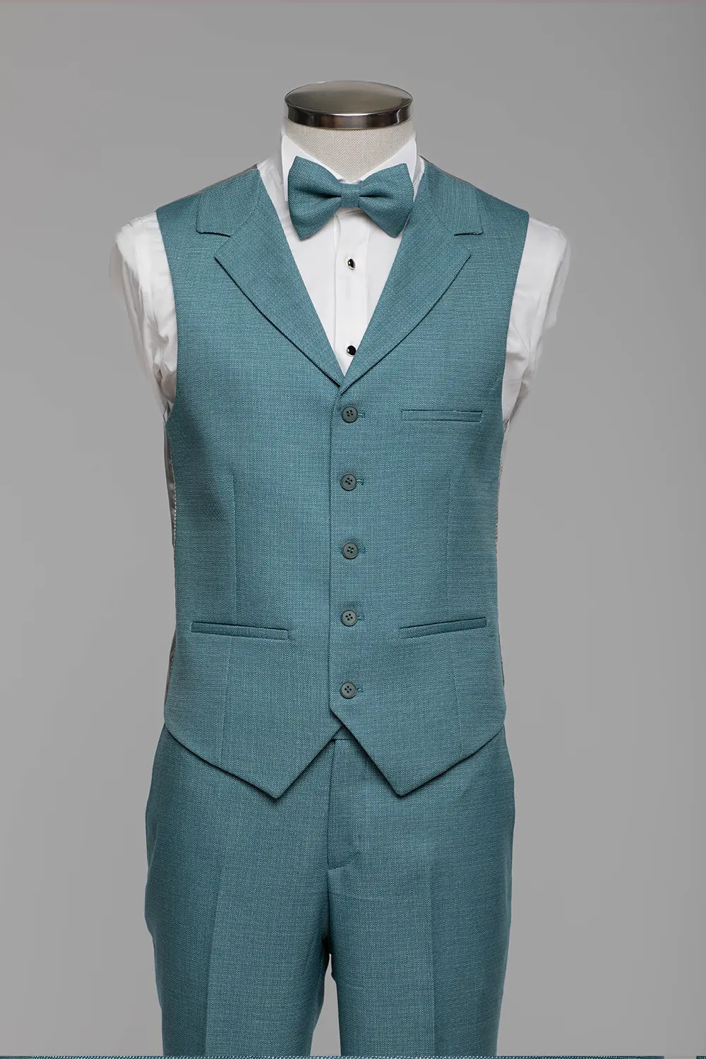 Turquoise Modern Fit Single-Breasted Suit