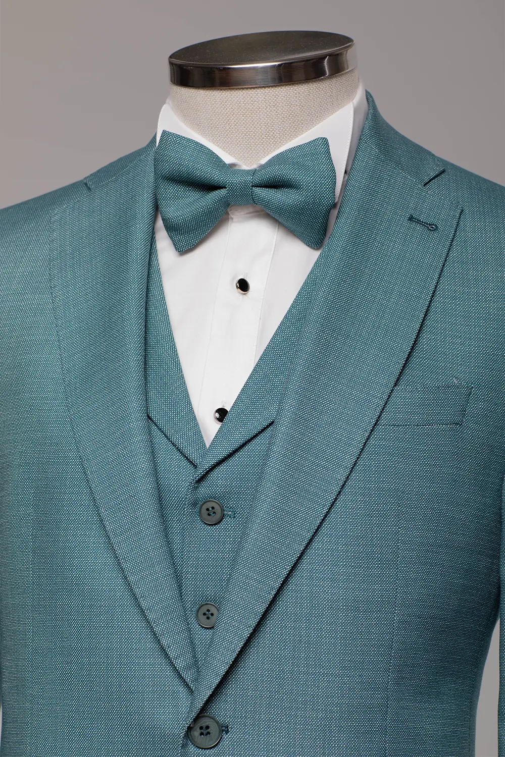 Turquoise Modern Fit Single-Breasted Suit