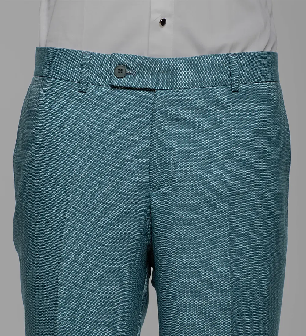 Turquoise Modern Fit Single-Breasted Suit