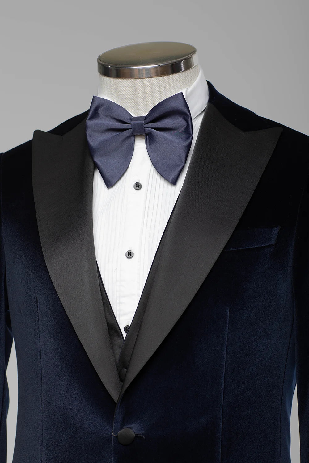 Navy Samt Smoking Herren – Eleganter Hochzeits- Galaanzug