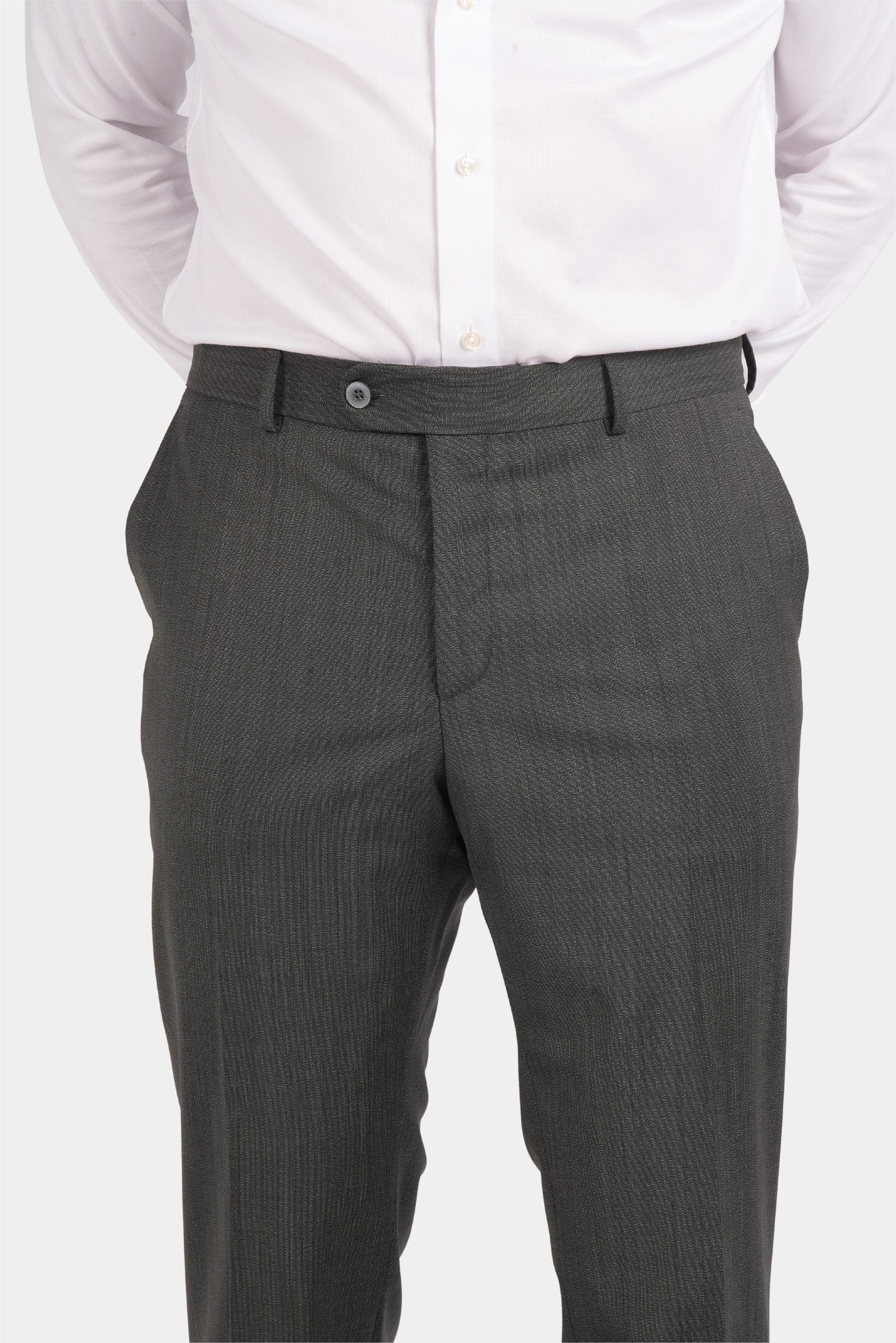 Dunkelgrüner Zweiteiliger Woll-Anzug mit Tailored Fit