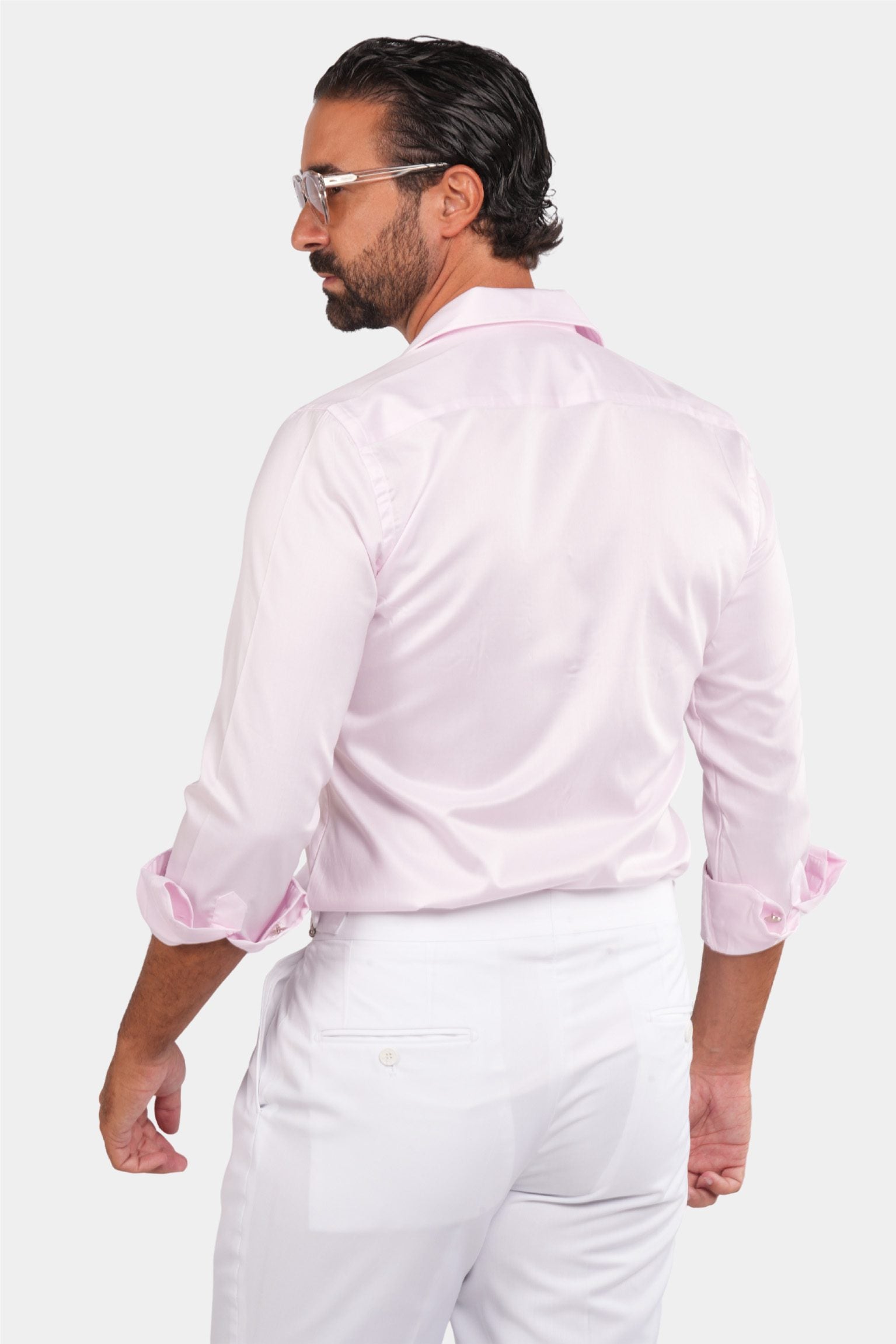 Rosa Safari-Hemd