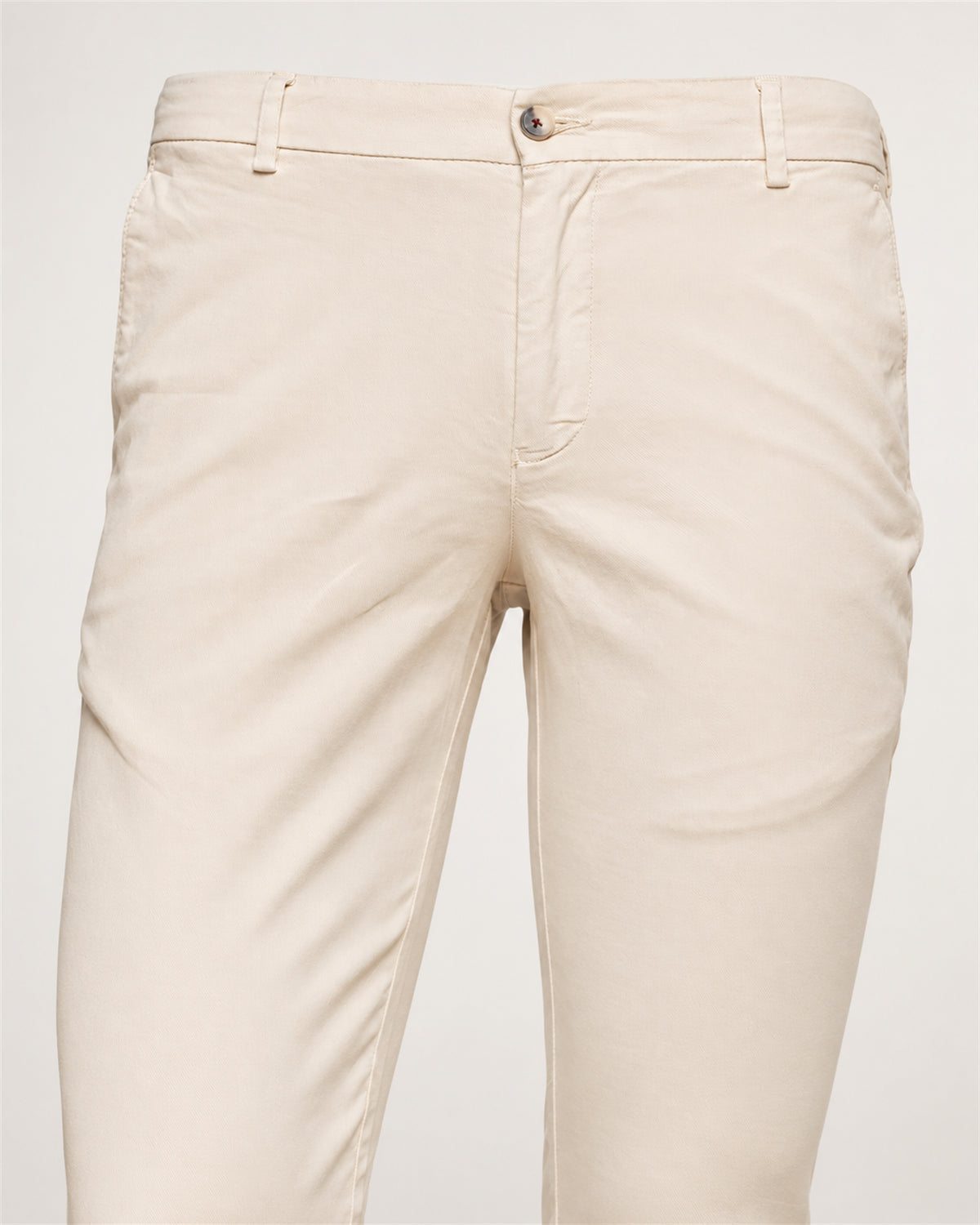 Beige slim fit chinos