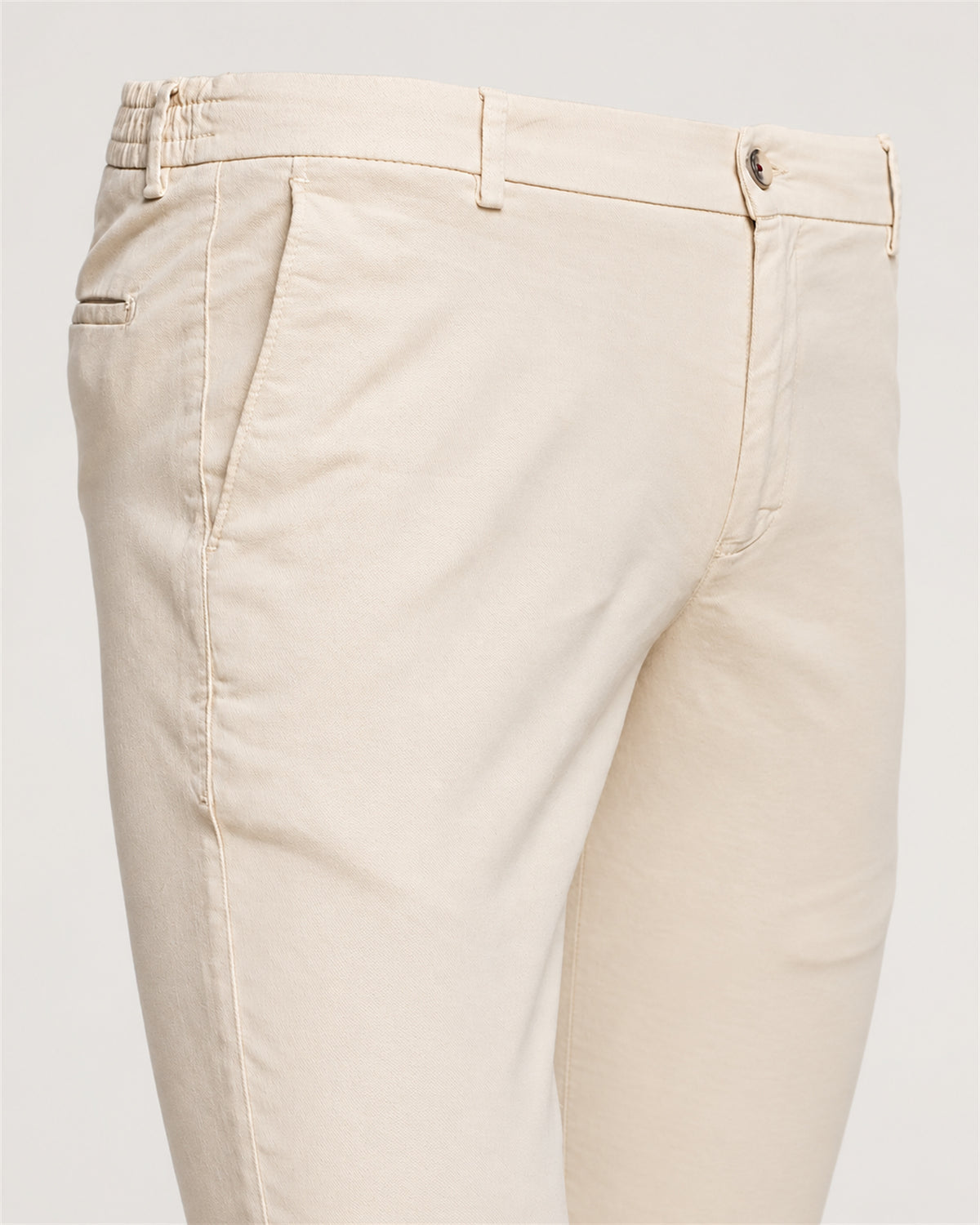 Beige slim fit chinos