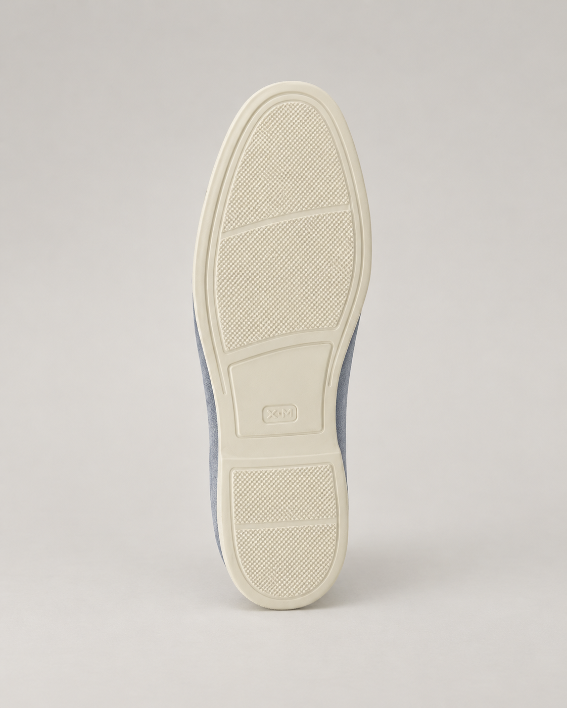 Blaue Slipper aus italienischem Kalbsveloursleder