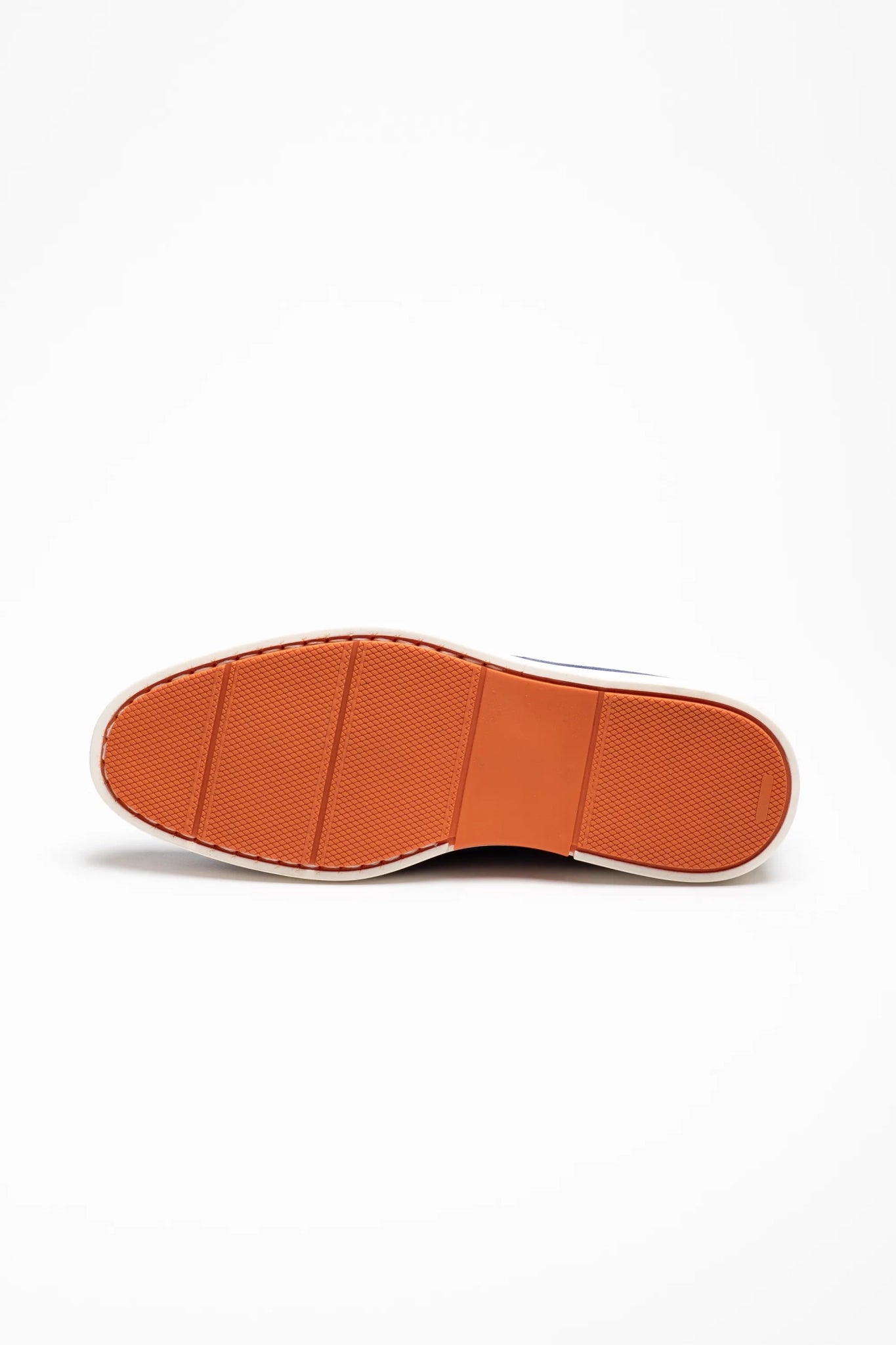 Blue loafer shoe made of soft suede