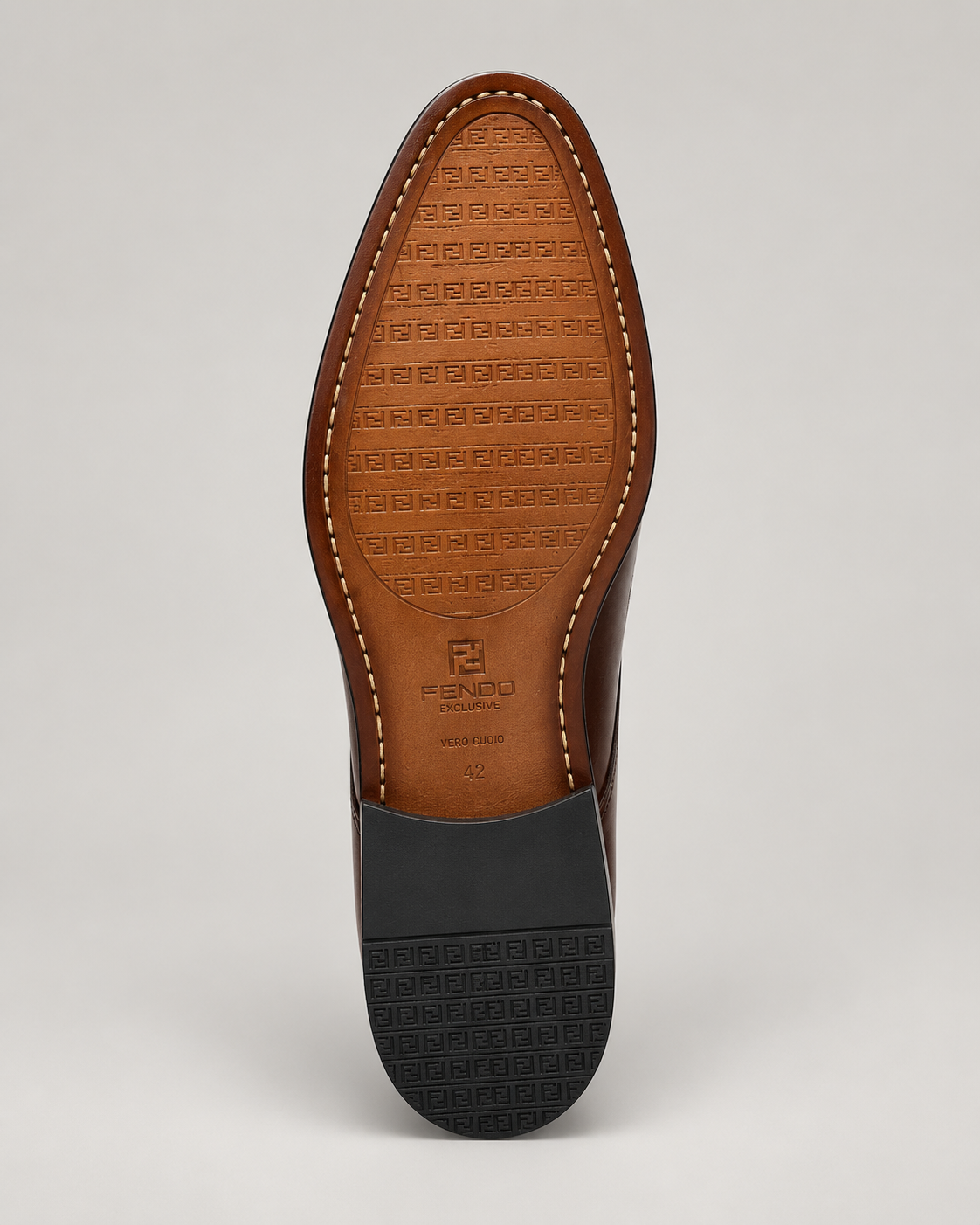 Braune Derby-Schuhe aus Kalbsleder mit Cap Toe
