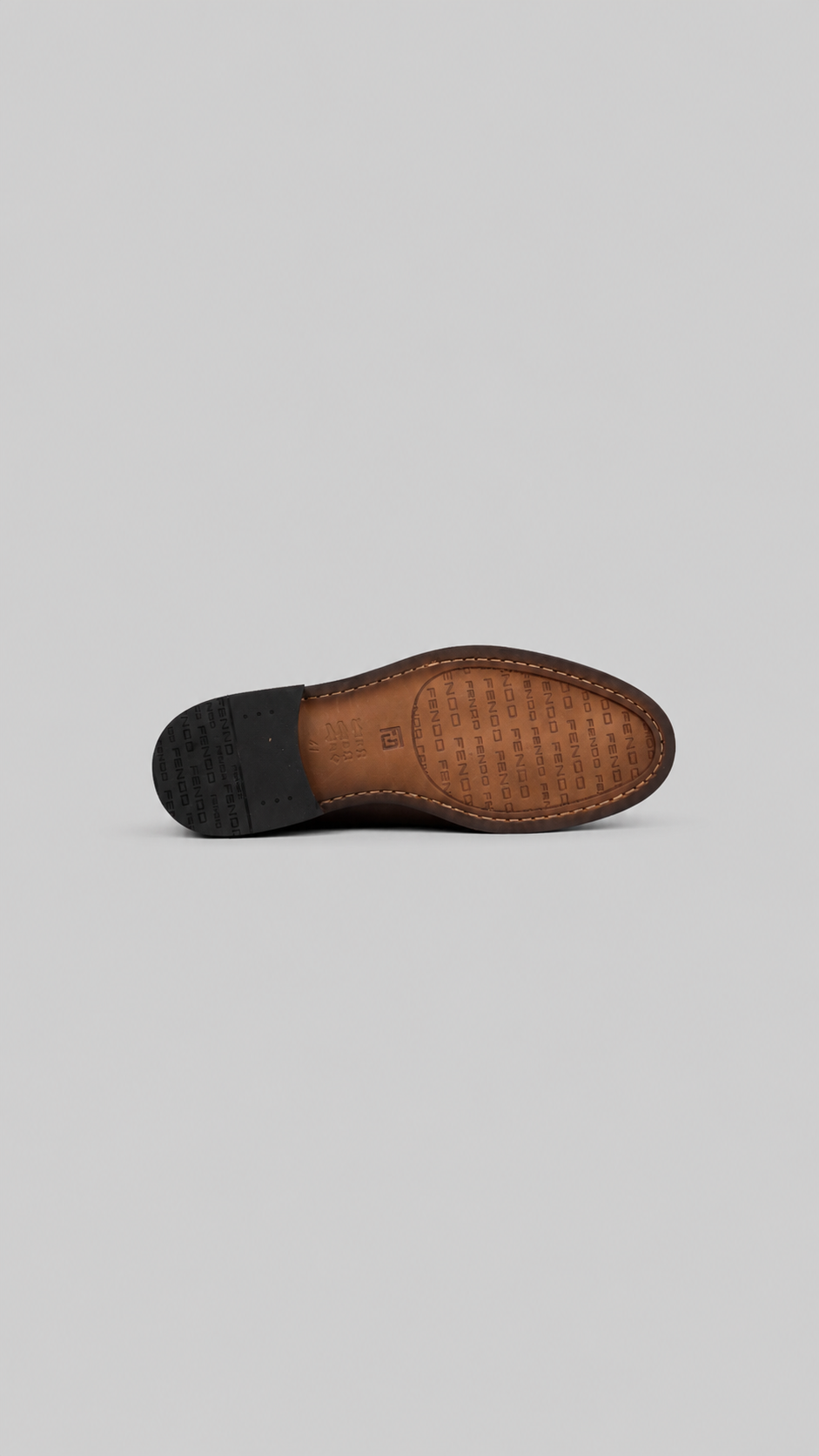 Brauner Tassel-Loafer aus Kalbsleder