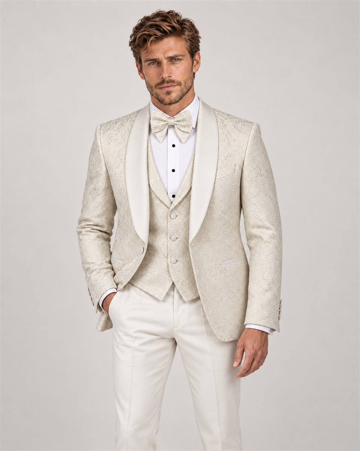 Champagne Tuxedo for Men – Luxury for Weddings & Galas