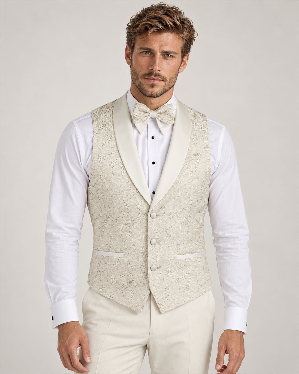 Champagner Smoking Herren – Luxus für Hochzeit Gala
