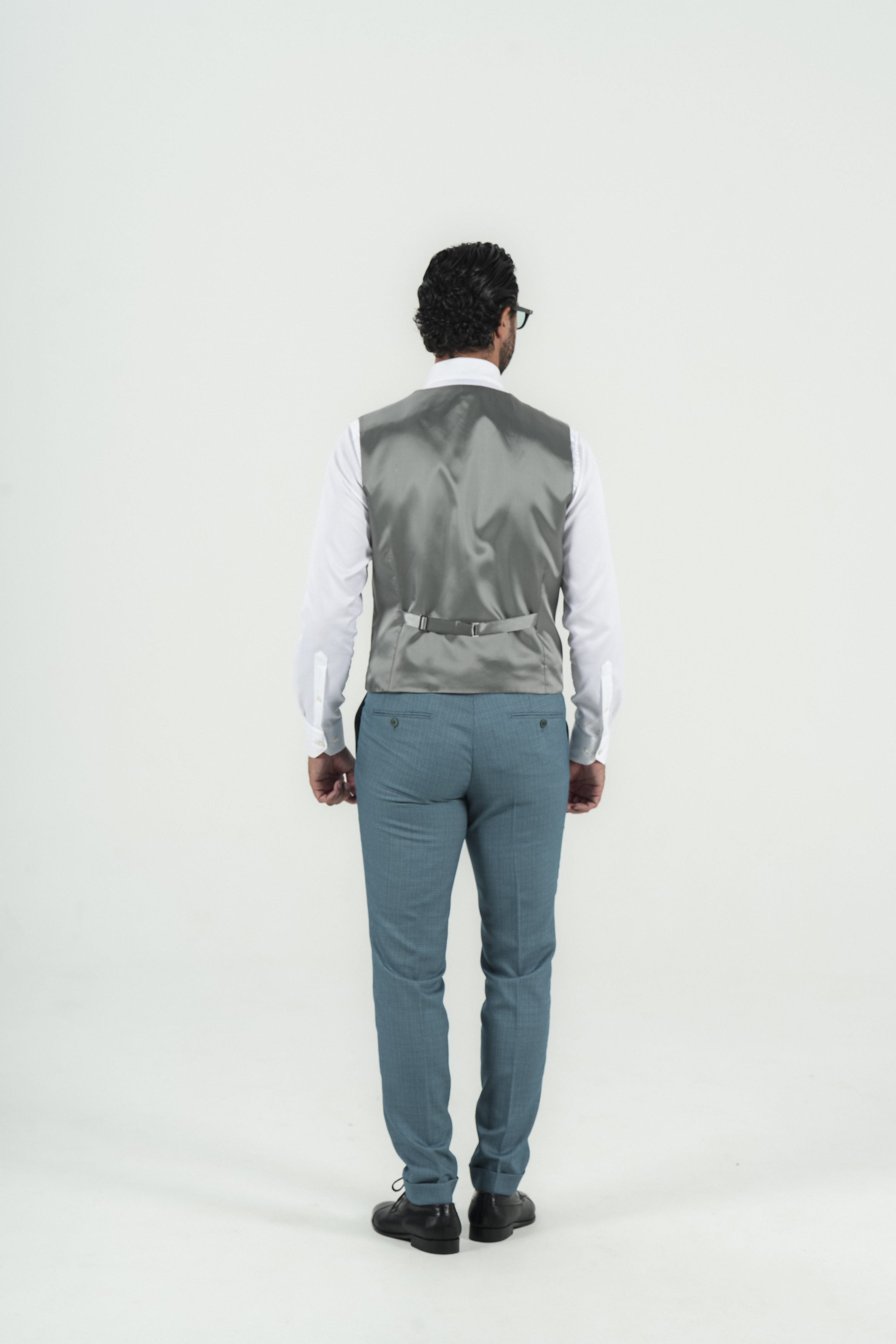 Turquoise Modern Fit Single-Breasted Suit