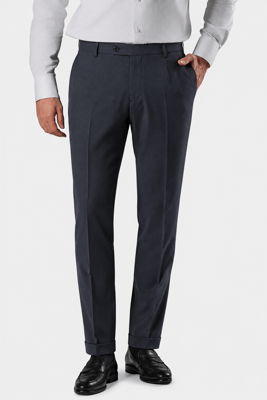 Dunkelblaue Slim Fit Giotelli