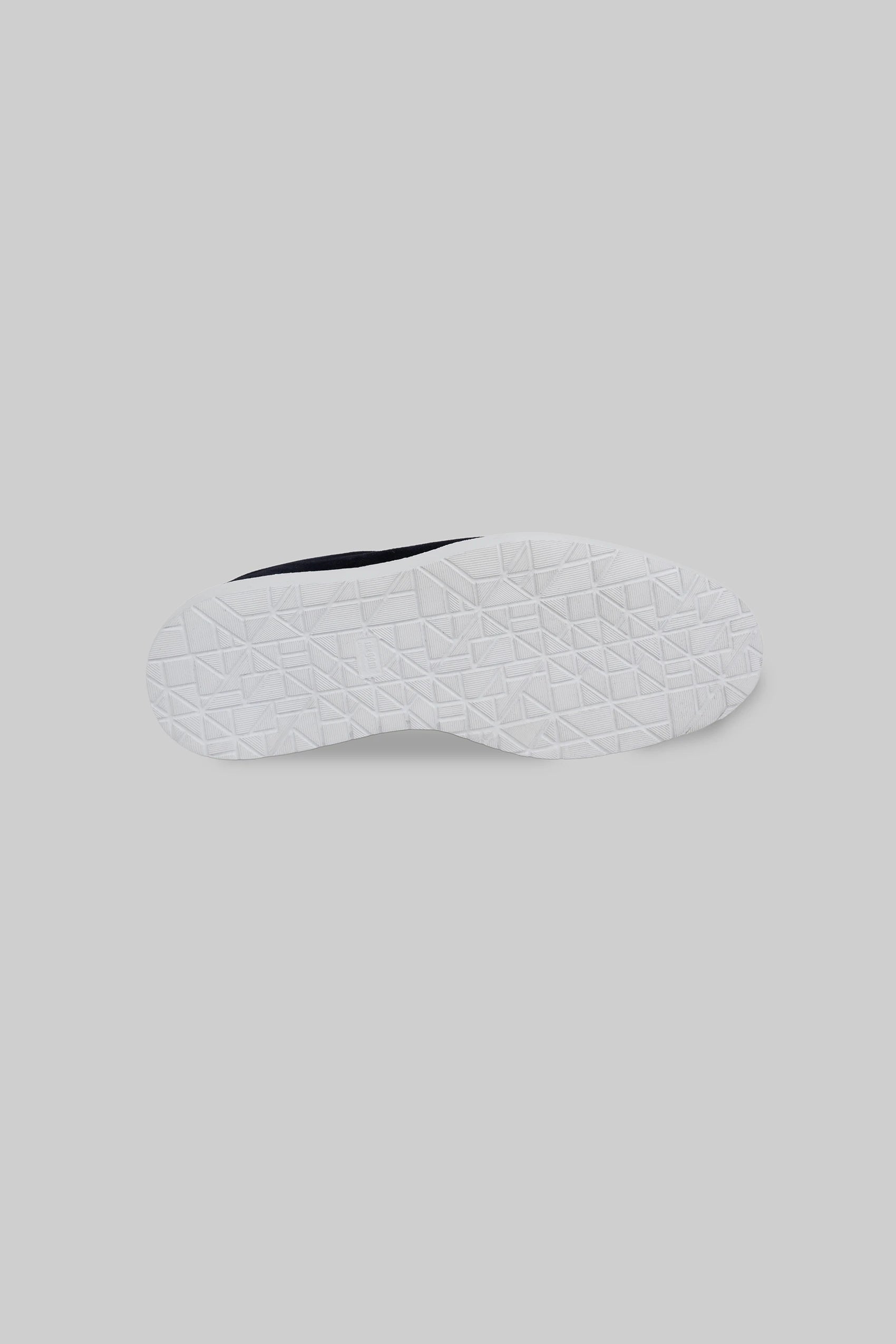 Dunkelblauer Sneaker aus Wildleder
