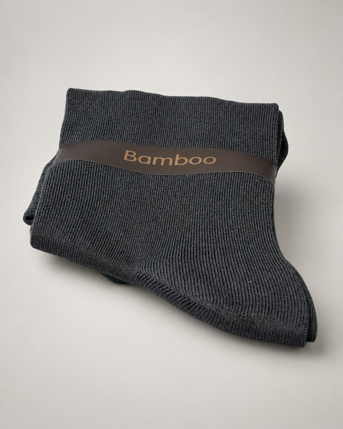 Dark grey microfiber socks